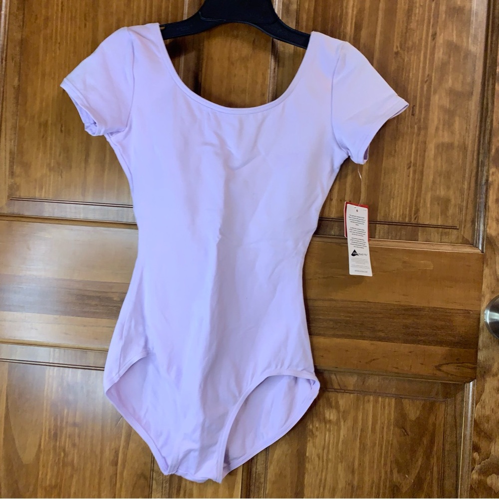 NWT Capezio size small gymnastics purple leotard